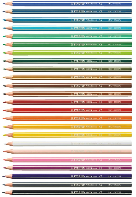 STABILO GREENcolors ARTY Multifärg 24 styck