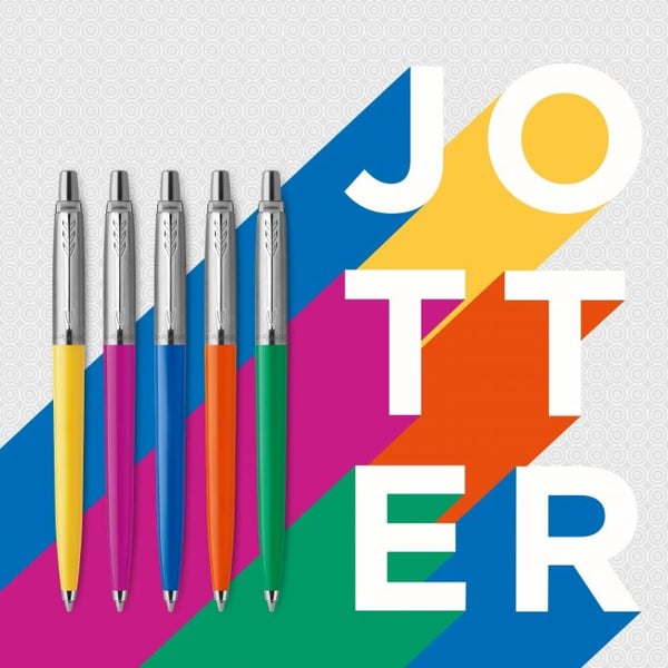 Parker Jotter Originals Blå Clip-on udtrækkelig kuglepen Mellem 1 stk
