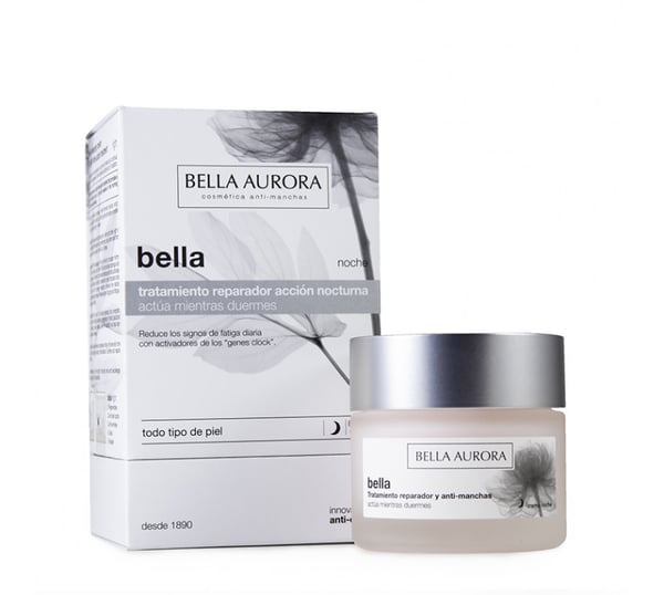 BELLA AURORA Bella Night-Time Action Treatment Natcreme Decollete, Ansigt, Nakke 40+ År 50 ml
