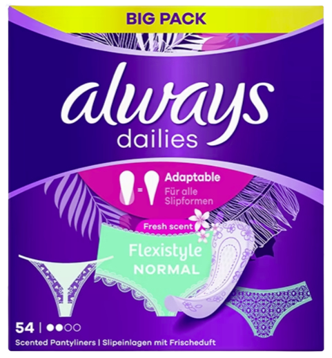 always Trosskydd Daily Fresh Flexistyle Slim always Trosskydd Daily Fresh Flexistyle Slim