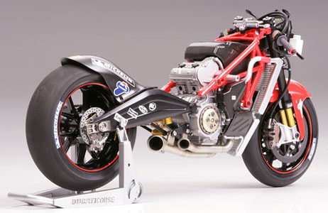 Miniatyrbild 4 av 6: Tamiya Ducati Desmosedic Modellmotorcykel Monteringssats 1:12