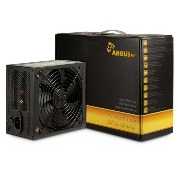 Miniatyrbild 1 av 5: Inter-Tech GPS-900 strömförsörjningsenheter 900 W 20+4 pin ATX ATX Svart