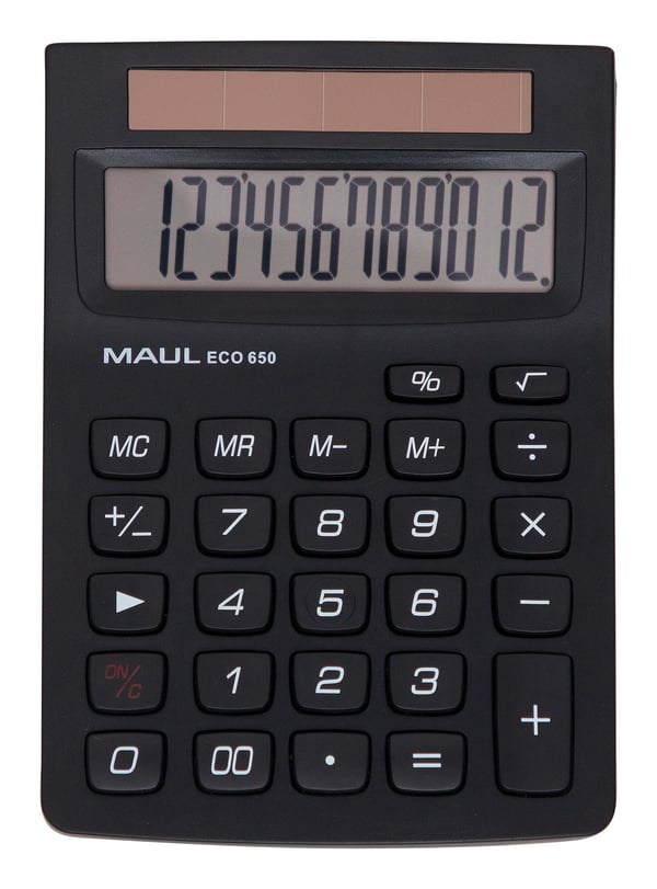 MAUL ECO 650 laskin Tasku Perus Musta