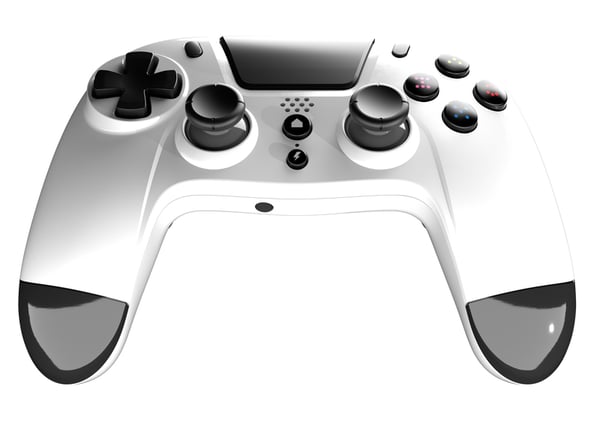 Miniatyrbillede 2 af 4: Gioteck VX4 Hvid Bluetooth Gamepad Analog/digital PC, PlayStation 4, PlayStation 5