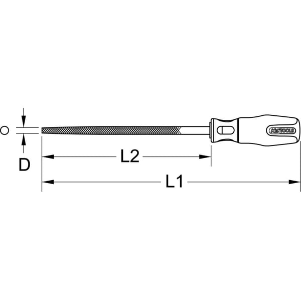 KS Tools 157.0226 fil och rasp