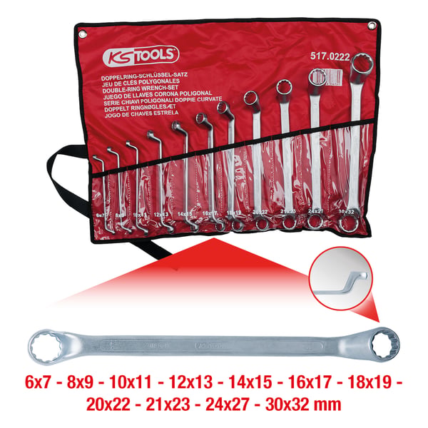 Miniatyrbild 1 av 2: KS Tools 517.0222 skiftnycklar