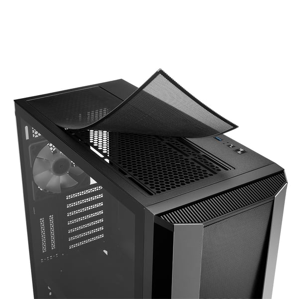 Sharkoon ELITE SHARK TG7M RGB Sort