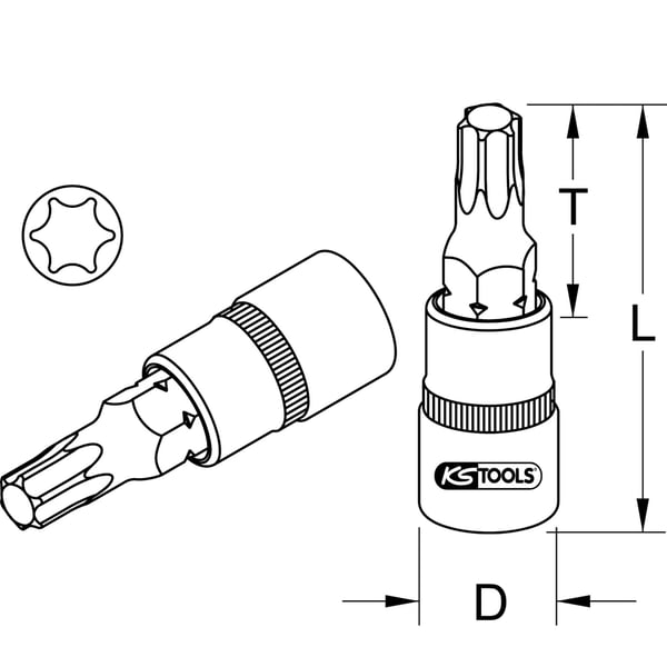 KS Tools 911.3869 Sokkel