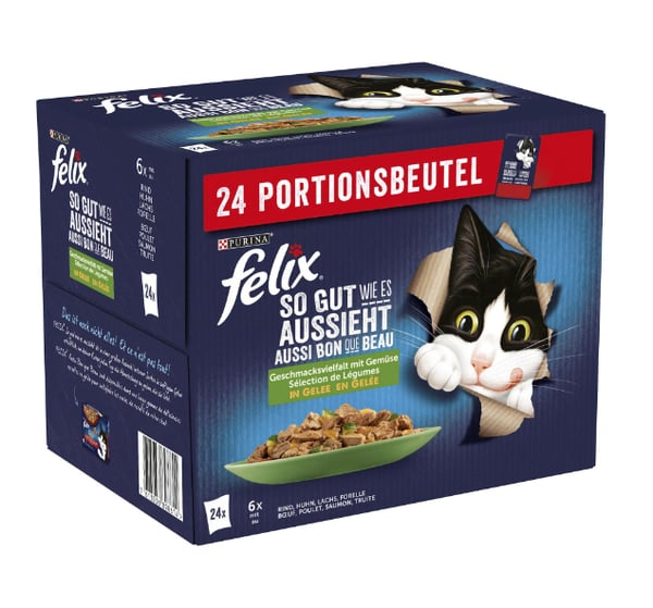 Felix 12449388 vådt kattefoder 85 g