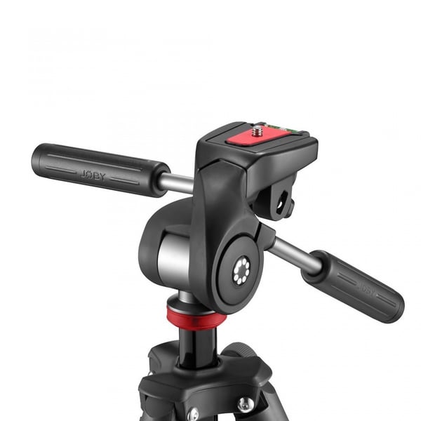Joby Compact stativ Smartphone/digitalkamera 3 ben Svart, Röd