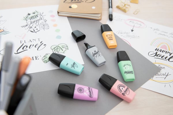 STABILO BOSS MINI märkpennor 6 styck Mejselspets
