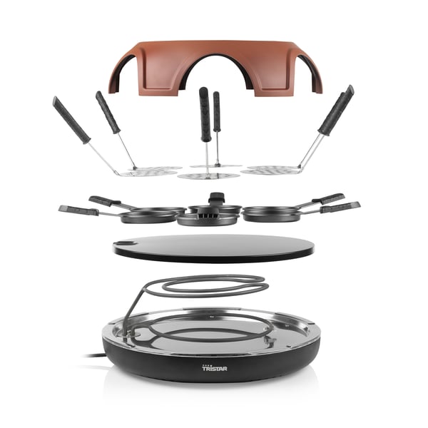 Tristar Pizza Festa Gourmet pizza fremstiller & ovn 1800 W Brun