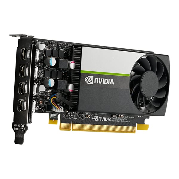 Miniatyrbild 4 av 9: PNY VCNT1000-SB grafikkort NVIDIA T1000 4 GB GDDR6