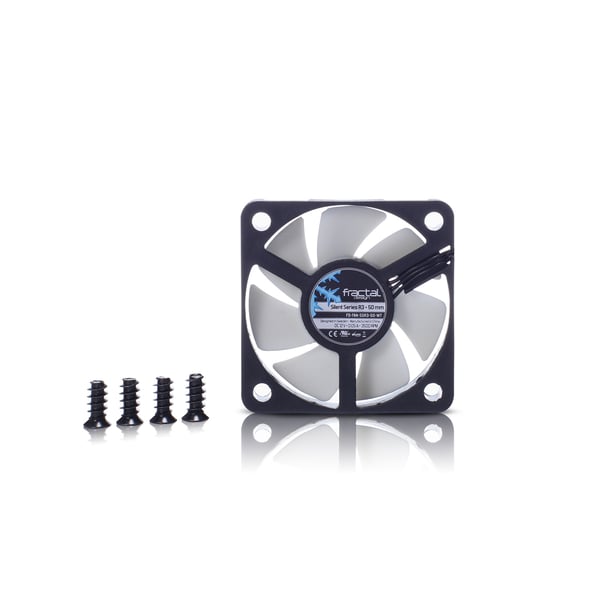 Fractal Design Silent Series R3 50mm Computerkabinet Ventilator 5 cm Sort, Hvid