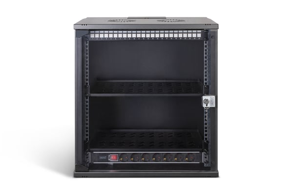 Miniatyrbild 4 av 4: Digitus DN-49207-SET rack 12U Väggmonterad rack Svart