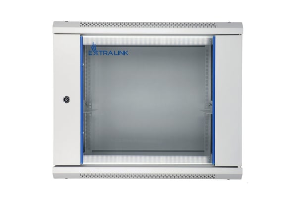 Extralink Cabinet rack EX.8574 400mm 600mm 450 mm hanging Openable 19'' 9U Seinään asennettava laitekehikko Harmaa