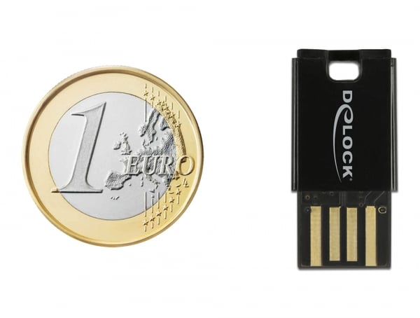 DeLOCK 91603 kortläsare USB 2.0 Svart
