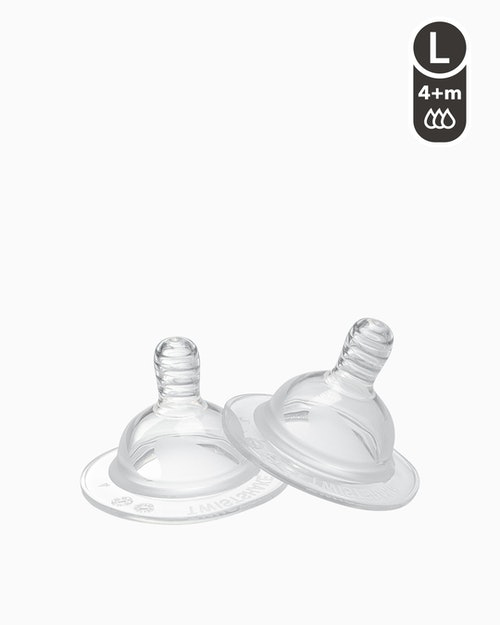 Miniatyrbillede 1 af 2: Twistshake Teat flaskenippel Silikone Rund