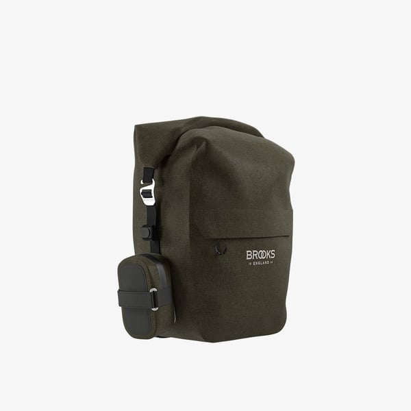Miniatyrbillede 5 af 5: Brooks Scape Bagside Cykeltaske 22 L Aluminium, Nylon Grøn