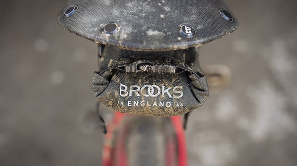 Brooks Scape Satula Polkupyörälaukku 1 L Musta, Harmaa