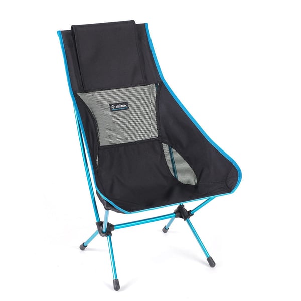 Miniatyrbillede 1 af 9: Helinox Chair Two Campingstol 4 ben Sort, Blå