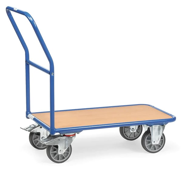 fetra 2100 sækkevogn Krydsfiner, Stål Transporttrolley