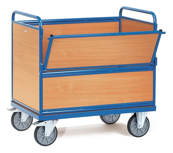 fetra 2872 Pirra Plywood, Stål Transportvagn
