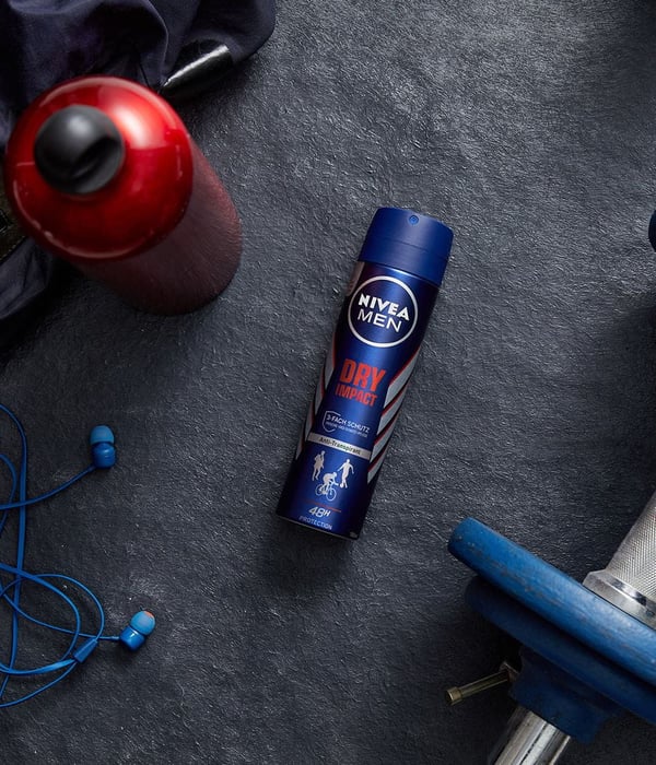 NIVEA Men Dry Impact Mænd Spray deodorant 200 ml 1 stk