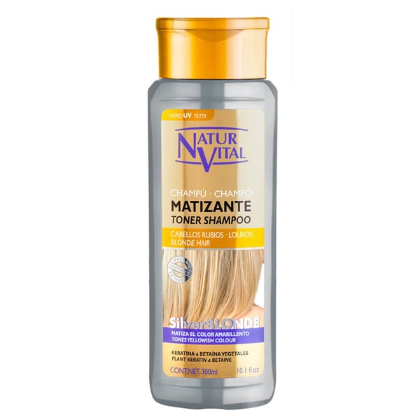 Naturaleza y Vida Silver Blonde 300 ml Shampoo Unisex