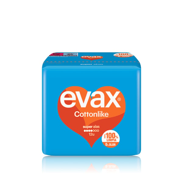 EVAX Cottonlike Super Terveysside 12 kpl