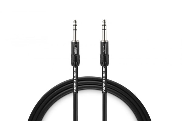 Warm Audio PRO-TRS-20 audiokaapeli 6,1 m 6.35mm TRS Musta