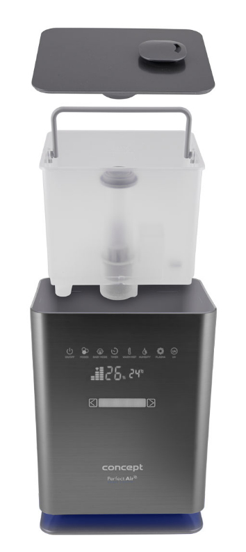 Pikkukuva 8 / 8: Concept ZV2021 ilmankostutin Ultrasonic 4,6 L Harmaa 110 W