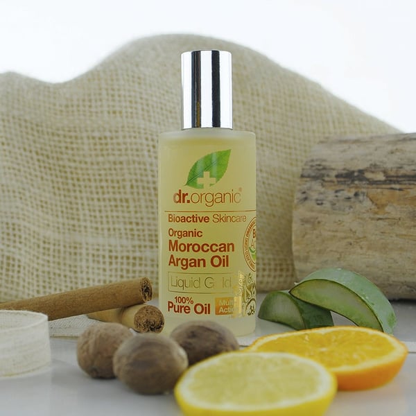 Miniatyrbild 2 av 6: Dr Organic Moroccan Argan Oil Pure Oil Hår olja 50 ml Kvinna