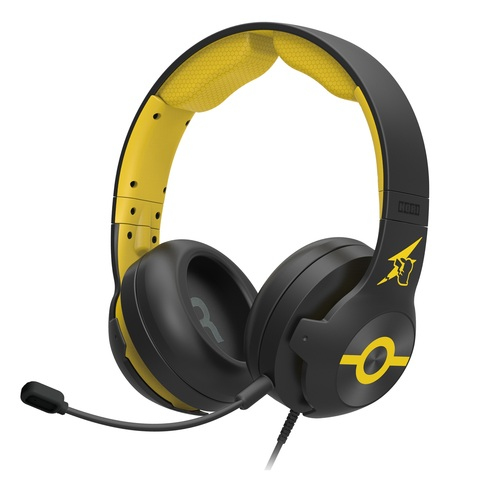 Miniatyrbillede 1 af 4: Hori Pikachu Cool Headset Ledningsført Spil Sort, Gul