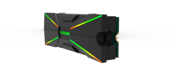 Xilence M2SSD.B.ARGB Muistimoduuli Jäähdytin Musta 1 kpl