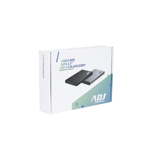 Miniatyrbild 8 av 10: Adj AH612 HDD-hölje Svart 2.5"