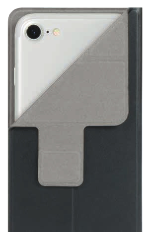 Mobilis Case C2 mobiltelefon etui 16,5 cm (6.5") Folie Sort