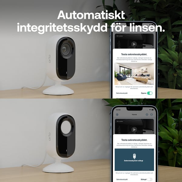 Arlo Essential 3 FHD inomhusövervakningskamera 2-pack