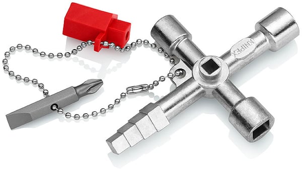 Knipex 00 11 04 nøgle til hjælpe- & kontrolskab