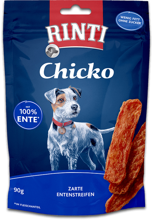 RINTI 91331 koiran ja kissan herkkupala Koira Välipala Ankka 90 g