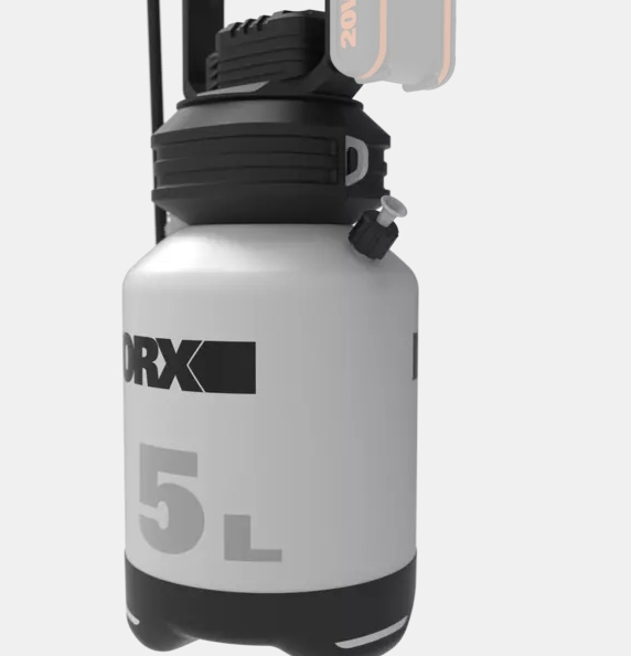 WORX WG829E.9 handsprej Rygghängd trädgårdsspruta 5 l