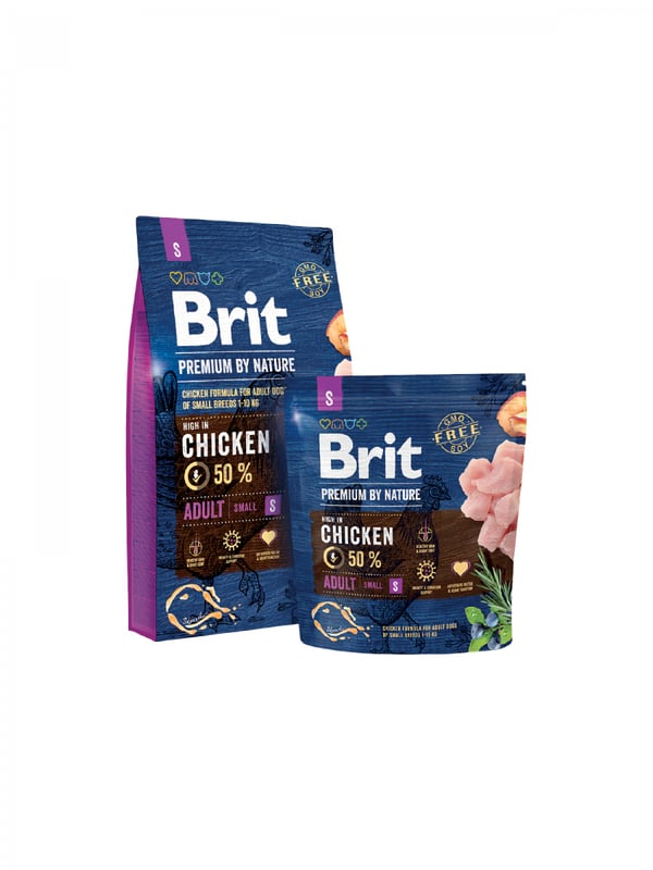 Brit 8595602526307 torrfoder till hund 8 kg Vuxen Kyckling