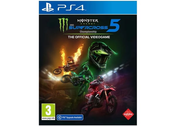 Milestone Monster Energy Supercross 5 Standard Engelsk, Spansk, Italiensk, Fransk, Tysk, POR-BRA PlayStation 4