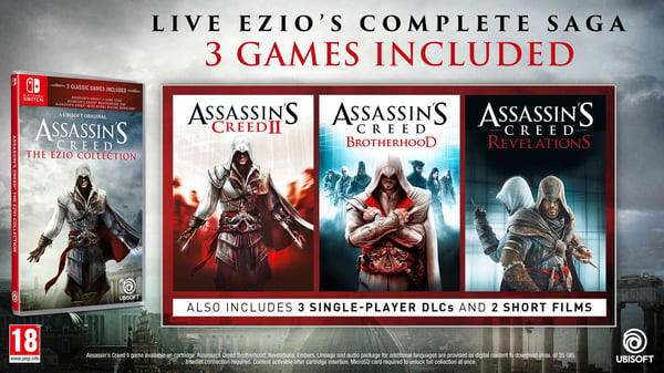 Miniatyrbild 5 av 8: Ubisoft Assassin's Creed The Ezio Collection Samling Flerspråkig Nintendo Switch
