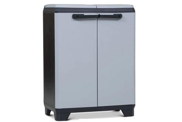 Pikkukuva 1 / 5: Keter 17206899 roska-astia 220 L Neliö Polypropeeni (PP) Harmaa