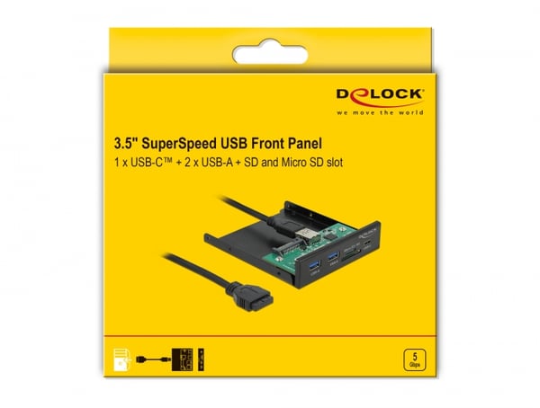 DeLOCK 64058 datorväskdelar Frontpanel