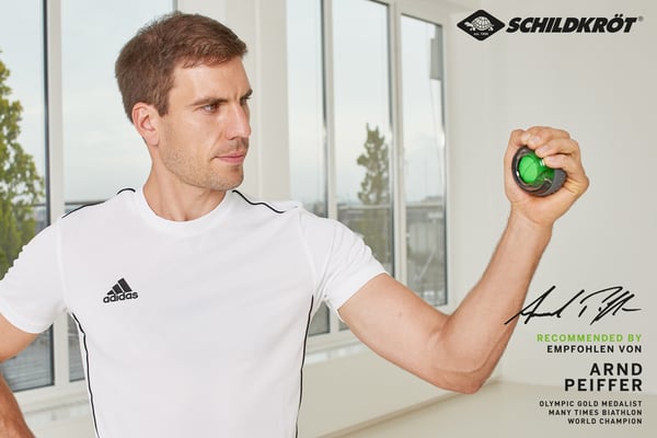 Schildkröt Fitness 960121 hånd griber Grøn, Grå