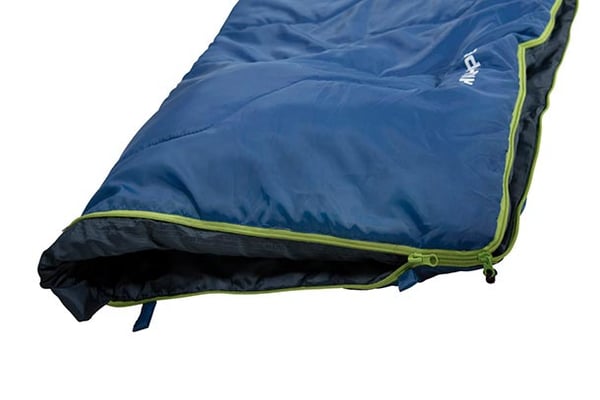 High Peak Easy Travel Semirektangulär sovsäck Polyester Blå