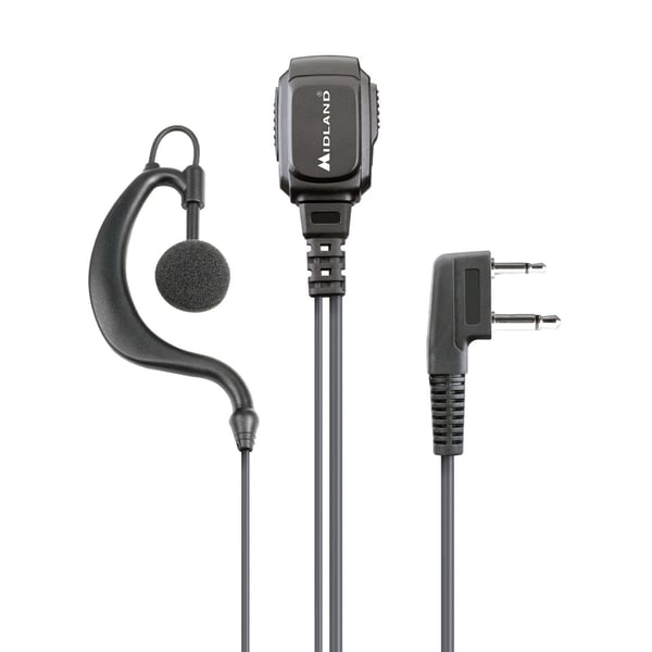 Miniatyrbild 1 av 2: Midland MA21 L Pro Headset Kabel Öronkrok Samtal/musik Svart