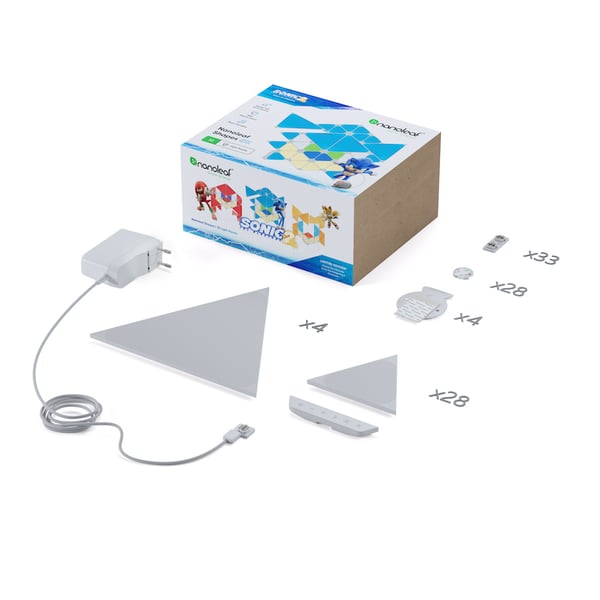 Nanoleaf Sonic Limited Edition Starter Kit stemningsbelysning 42 W Nanoleaf Sonic Limited Edition Starter Kit stemningsbelysning 42 W